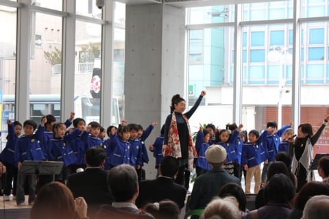 グレイセスとむつみ保育園の園児