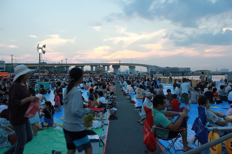 有料観覧席の様子