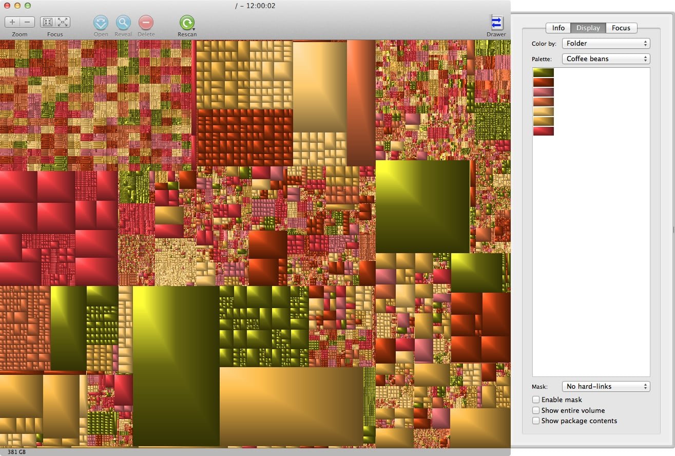小坂のMBP15 SSDの使用状況を可視化する