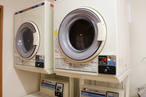 コインランドリー：お好きな時間帯に、自由にお使いください。
